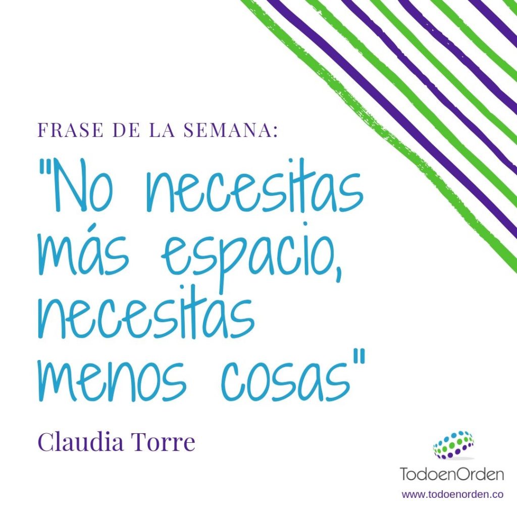 NO NECESITAS MAS ESPACIO