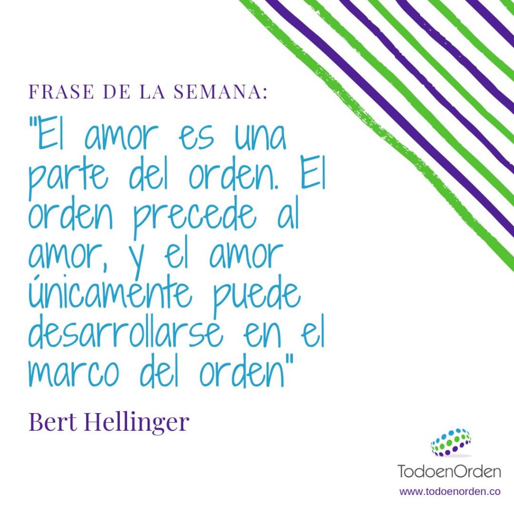 amor parte del orden